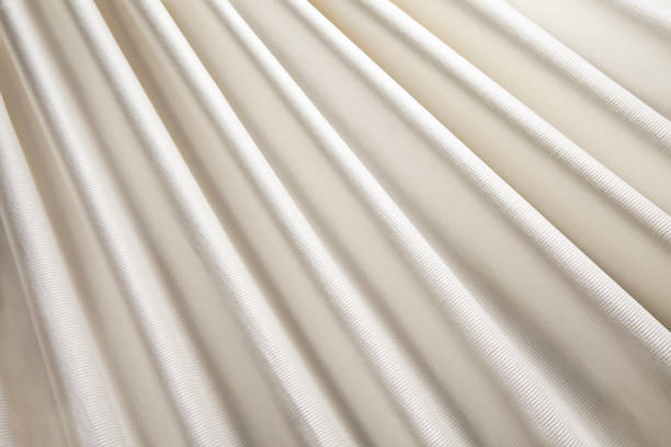 White luxury fabric background stock photo