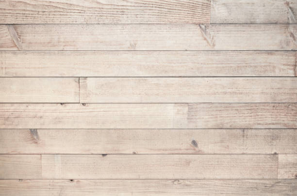 White rustic wood plank texture background. Grunge hardwood facades. stock photo