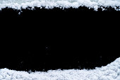 istock White snow borders isolated on black background 1296294375