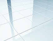 istock White tiles on a floor in bathroom 155357384