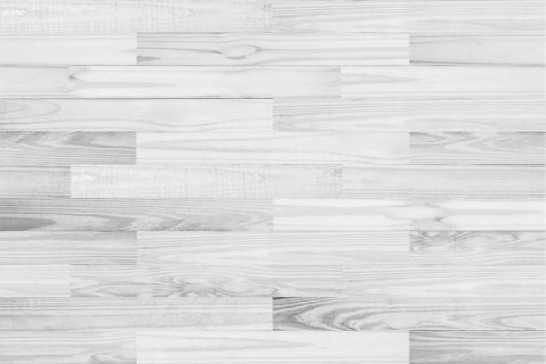 textura de madera blanca, textura de suelo de madera sin costuras - piso de tablones fotografías e imágenes de stock