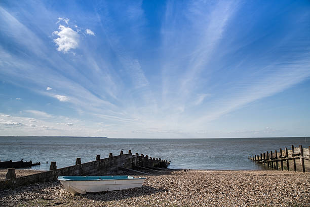 Whitstable cloudscape stock photo
