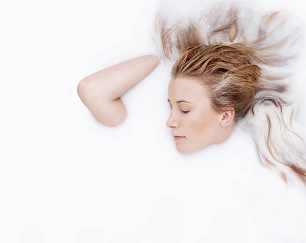 Top 60 Naked Women Lying Down Blond Hair Stock Photos 