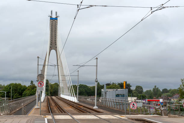 William Dargan Bridge in Dublin stock photo