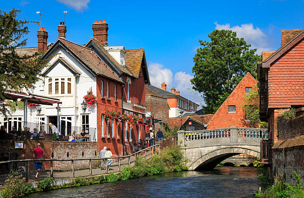 Winchester in Hampshire, England stock photo