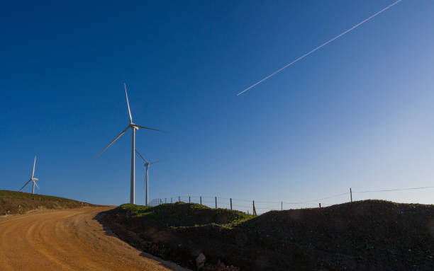 Wind Turbine Tarifa stock photo