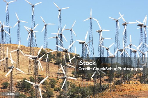 istock Windmill Vertical Axis Wind Turbine Technology 155430438