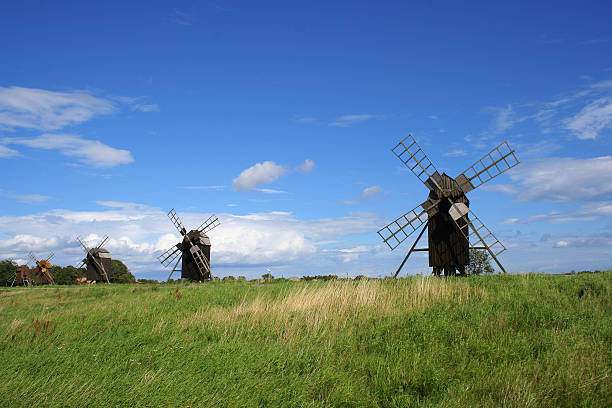 windmills - öland bildbanksfoton och bilder