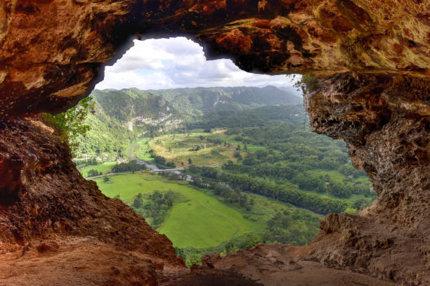 Window Cave - Puerto Rico stock photo