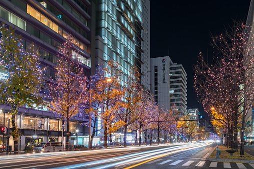 Winter Festival Of The Lights In Osaka Stock Photo Download Image Now Istock