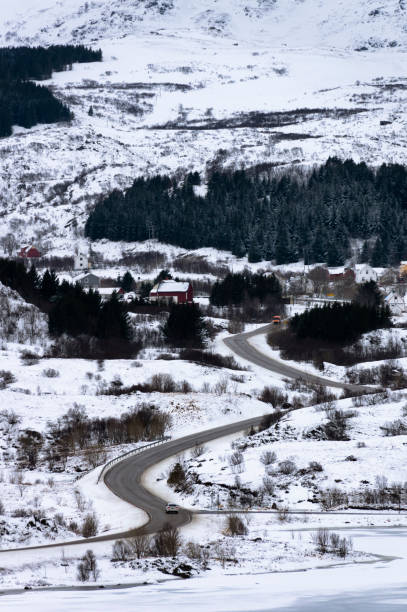 Winter Roads stock photo
