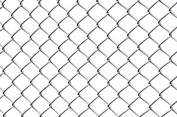 wire fence stock photo