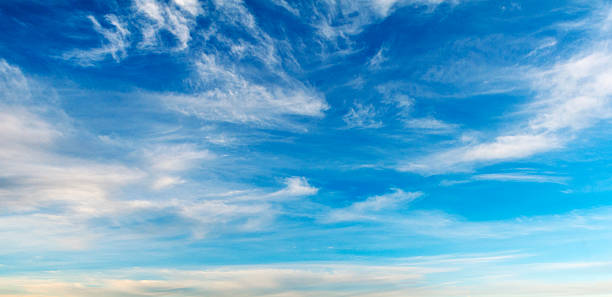 wispy cloud sky background wispy cloud sky background wispy stock pictures, royalty-free photos & images