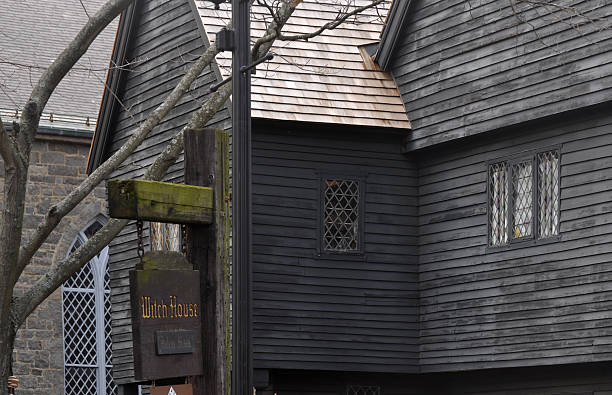 Witch House in Salem, MA, USA stock photo