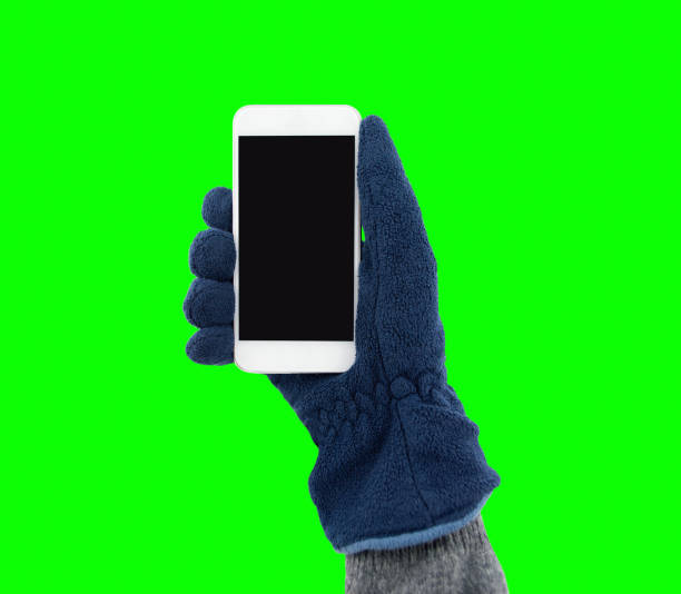 Blue Screen Gloves Long Green Glove for Chromakey Green Screen Photography Backdrop Accessories Blue