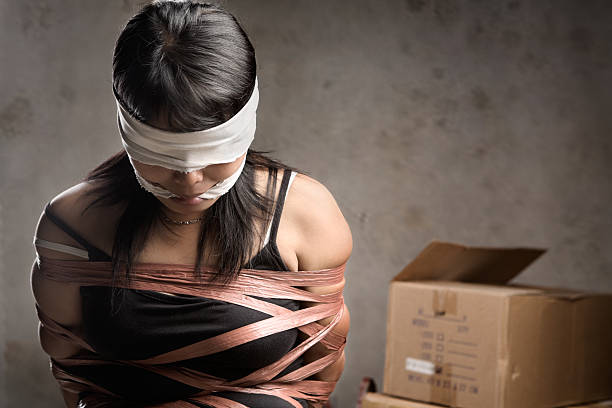 Kidnapped Woman Stock Photo - Download Image Now - iStock
