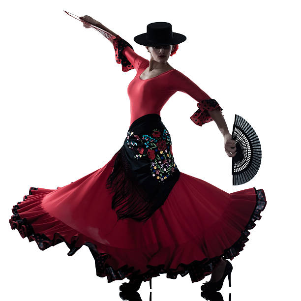 flamenco dancer femme gipsy - danseuse flamenco photos et images de collection
