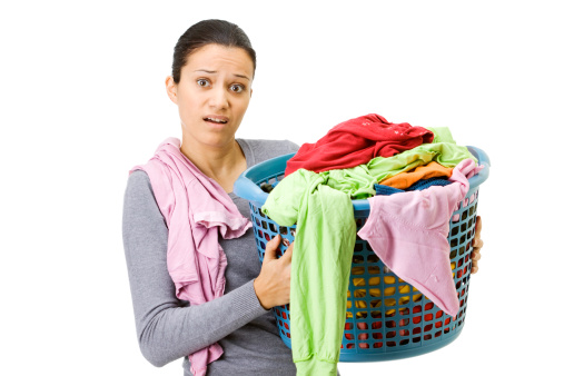 Woman Holding Laundry Basket Stock Photo Download Image Woman Holding Laundry Basket Stock Photo Download Image