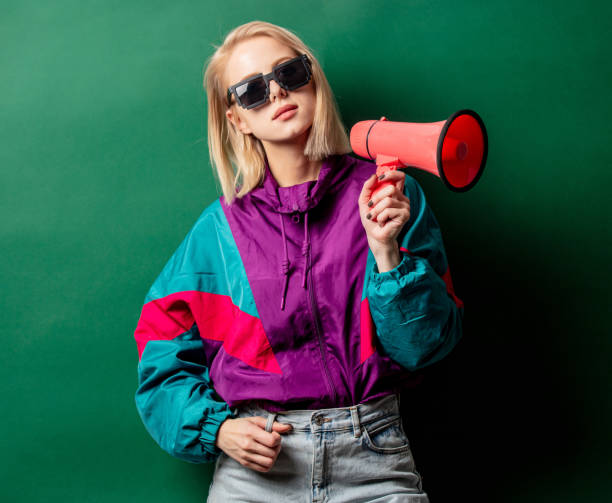 80s Punk Hairstyles Silhouettes Stock Photos Pictures Royalty