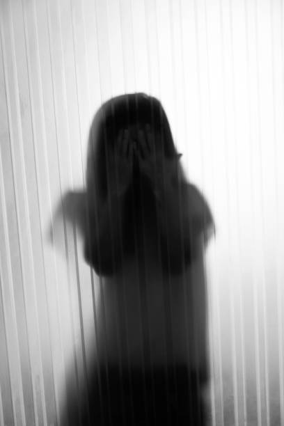 Royalty Free Fear Silhouette Screaming Glass Pictures, Images and Stock ...