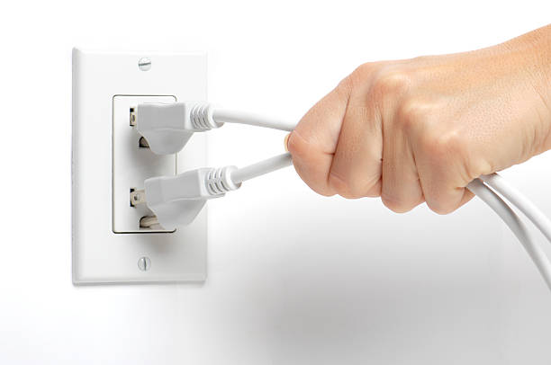 248 Electric Plug Outlet Pulling Electricity Stock Photos, Pictures &amp;amp;  Royalty-Free Images - iStock