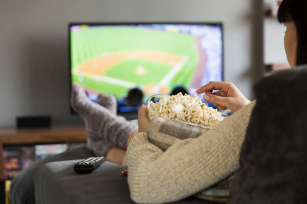 74 Watching Baseball On Tv Stock Photos, Pictures & Royalty-Free Images -  iStock