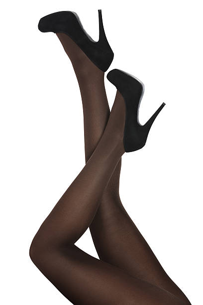 Woman's sexy legs stock photo