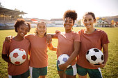 istock Women Soccer Player 1350460428