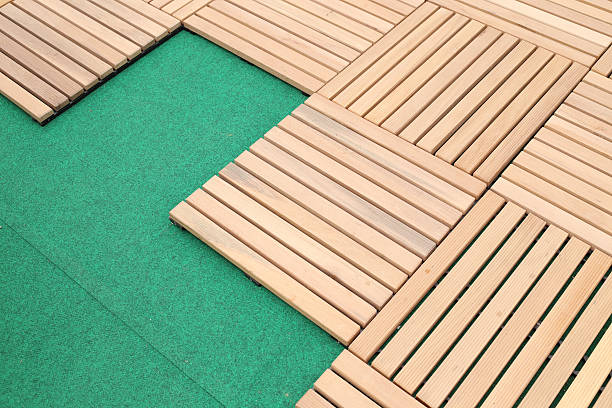 wood deck panel floor texture background