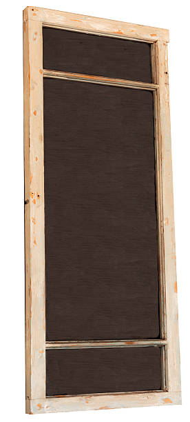Wooden blackboard stock photo