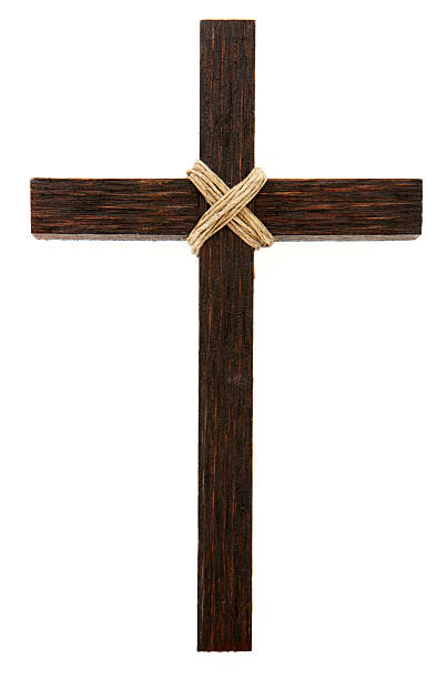 Wooden Cross stock photo