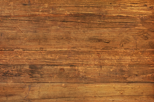 Wooden Table Background With Horizontal Plank Texture Dark 
