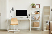 istock Work Desk in Modern Apartment 1220430723