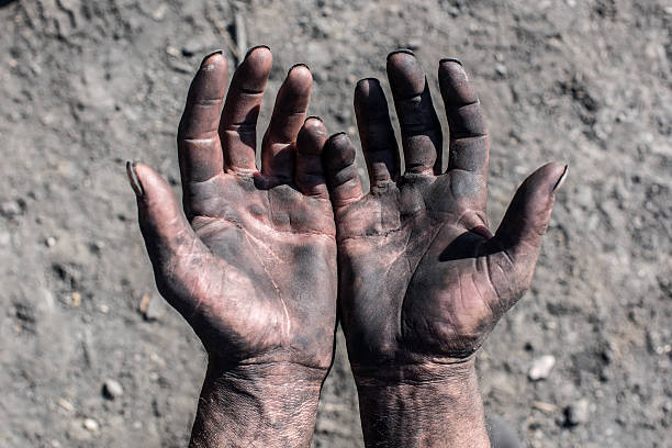 Worker Hands. stock photo