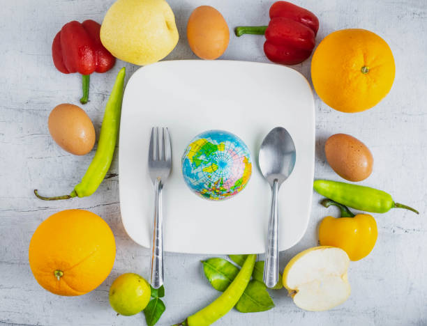 World food concept stock photo