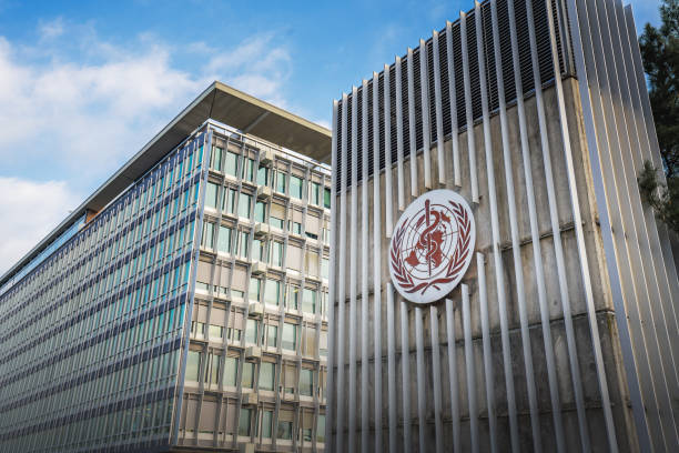 World Health Organization (WHO / OMS) Headquarters - Geneva, Switzerland stock photo