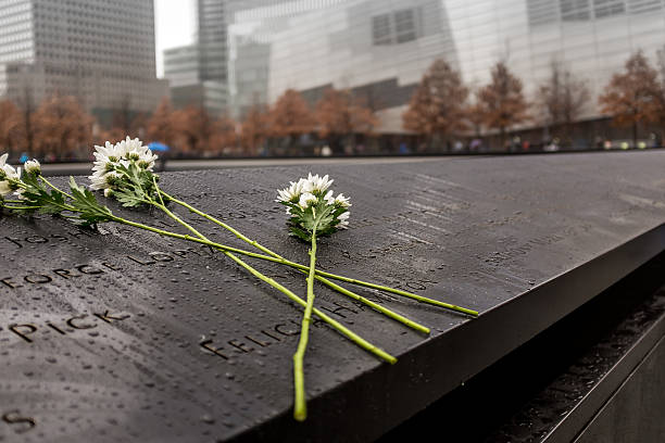 World Trade Center Memorial New York, United States - December 23, 2014: september 11 2001 attacks stock pictures, royalty-free photos & images