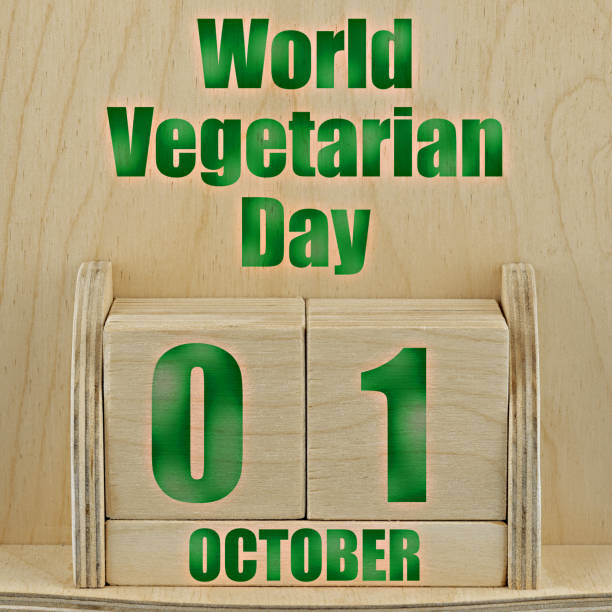 World Vegetarian Day (October, 1) concept stock photo