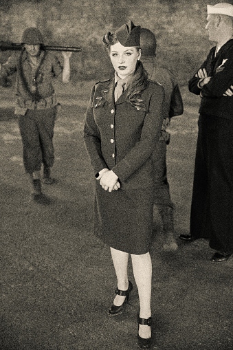 World War 2 Female Army Officer