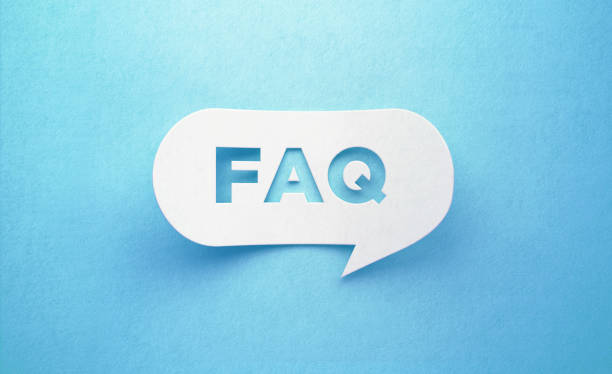 FAQ Written White Chat Bubble On Blue Background FAQ written white chat bubble on blue background. Horizontal composition with copy space. FAQ concept. q and a photos stock pictures, royalty-free photos & images
