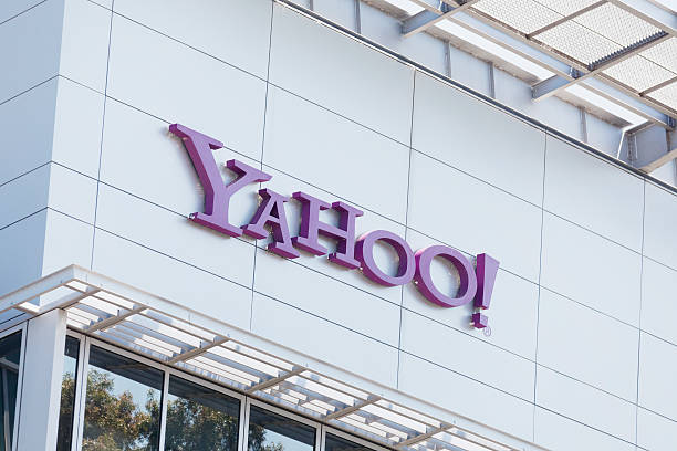 Yahoo Inc in Sunnyvale, California stock photo