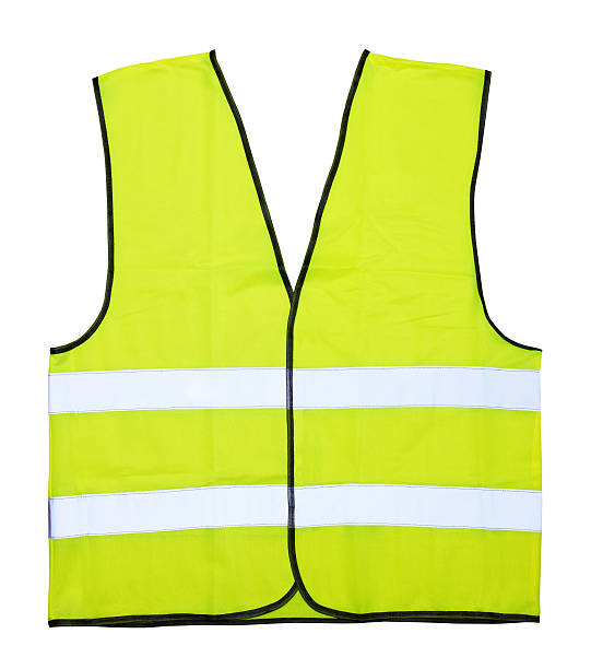 Yellow vest Yellow vest isolated on the white background waistcoat stock pictures, royalty-free photos & images