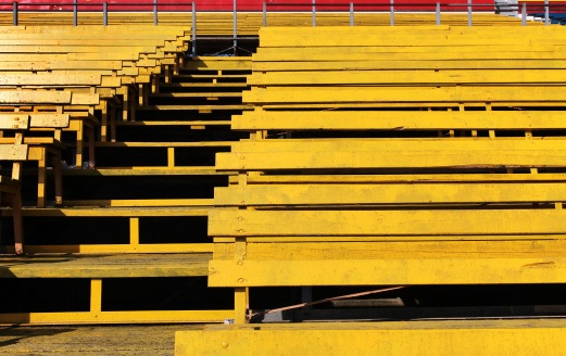 Bleachers at a Stadium.