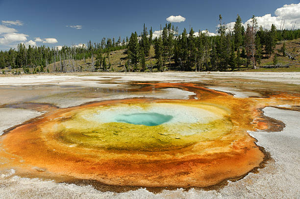 Yellowstone national park stock photo