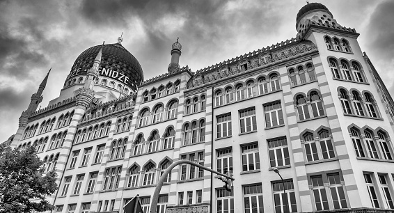 Altstadt von Dresden im Winter, Deutschland