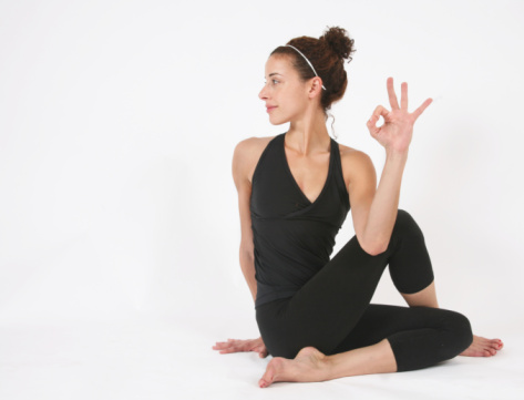 Yoga In The Studio Stock Photo - Download Image Now - iStock