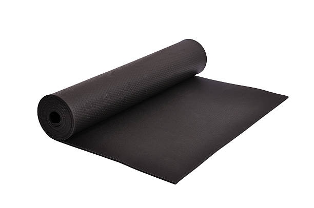 yoga mat stock photo