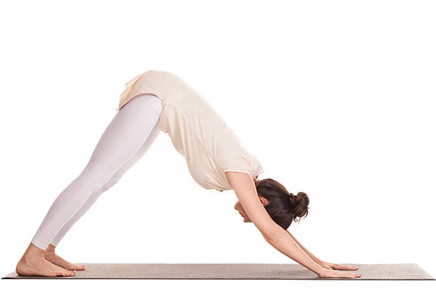 Yoga practice mountain pose stock pictures, royalty-free photos & images