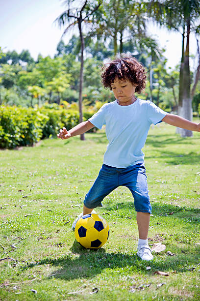 Royalty Free Little Kids Playing Soccer Pictures, Images -9665