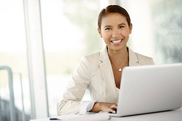 Young Attractive Business Woman stock photo